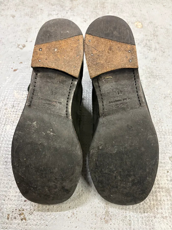 The Last Conspiracy Black Crumpled Leather Boots YOUdsuG 7