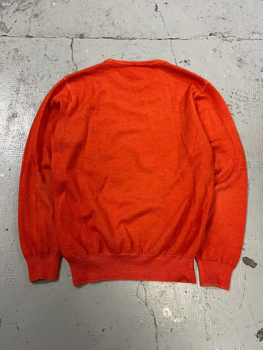 AW2014 Armani Collezioni Orange Abstract Sweater TxBdhGl 6