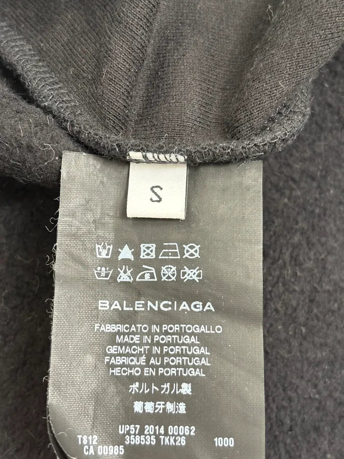 AW2014 Balenciaga Grey & Black Zip-up Sweater BjjUSdm 9