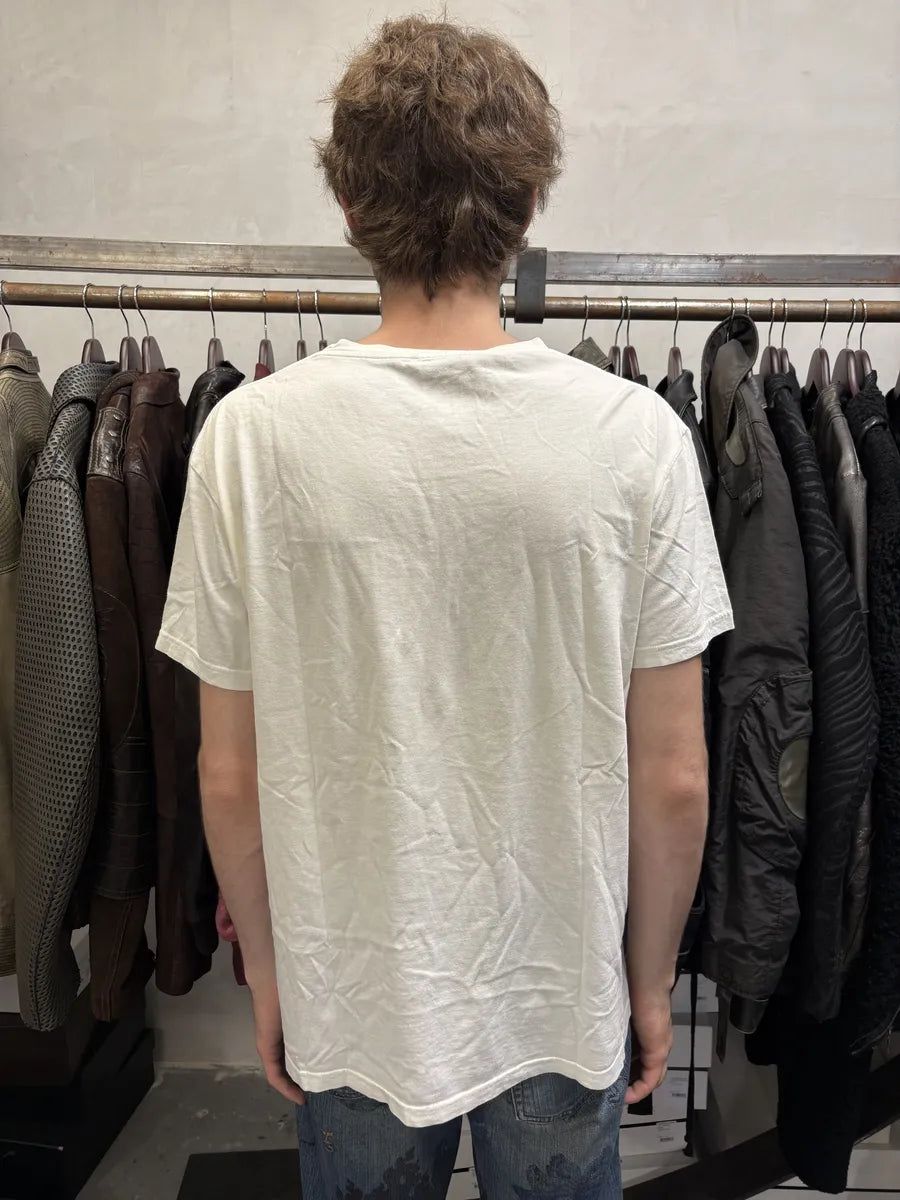 AW2014 Balmain Flags Wings White T-Shirt PNPdLqx 3