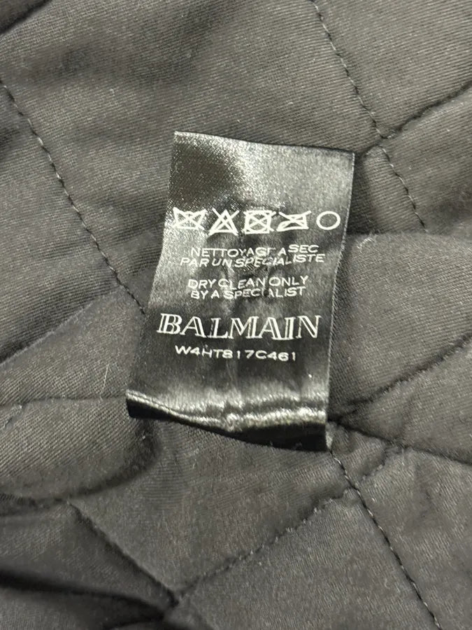 AW2014 Balmain Military Green Officer Jacket coTealE 18