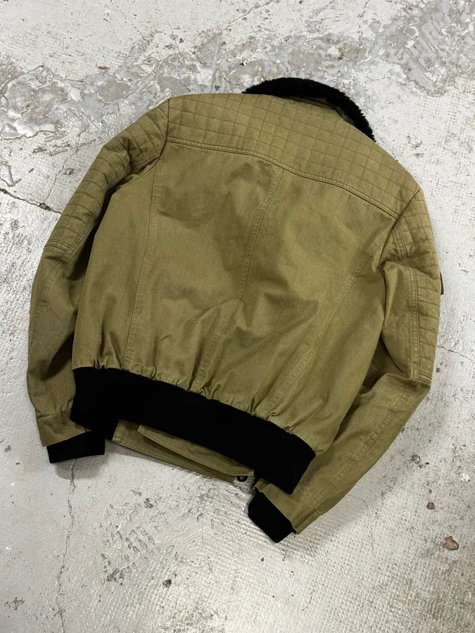 AW2014 Balmain Military Green Officer Jacket coTealE 6