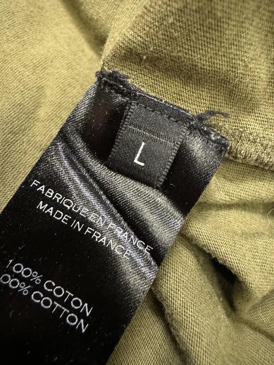 AW2014 Balmain Olive Green Eagle Dynastic T-Shirt HxvsCPo 5