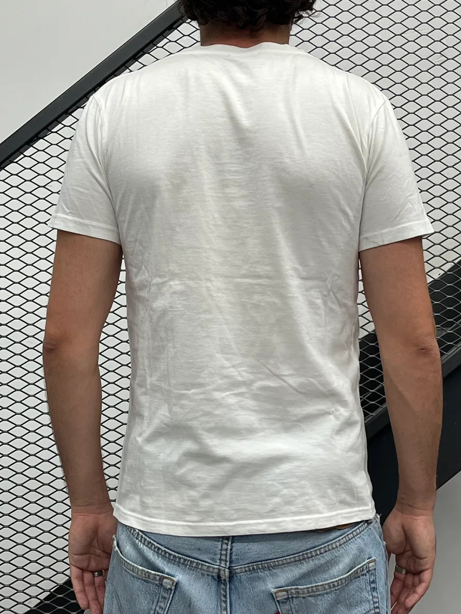 AW2014 Balmain Sword Flag White T-Shirt oxzGtYv 2