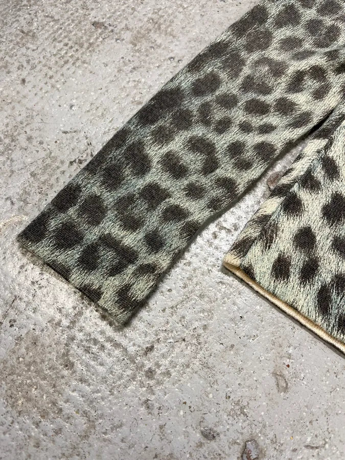 AW2014 Cavalli Green Leopard Cardigan (XS) pXUrNsi 7