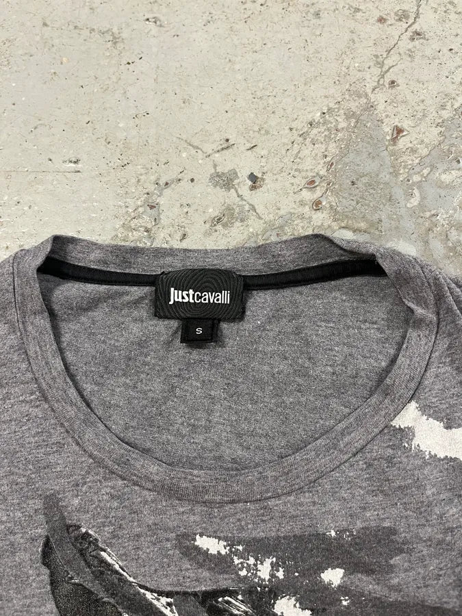 AW2014 Cavalli Grey Eagle Rock Guitar Tee-Shirt lgHVdjJ 5