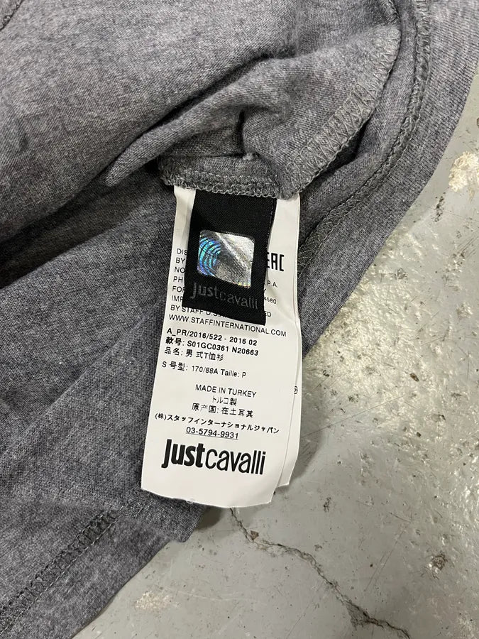 AW2014 Cavalli Grey Eagle Rock Guitar Tee-Shirt lgHVdjJ 6