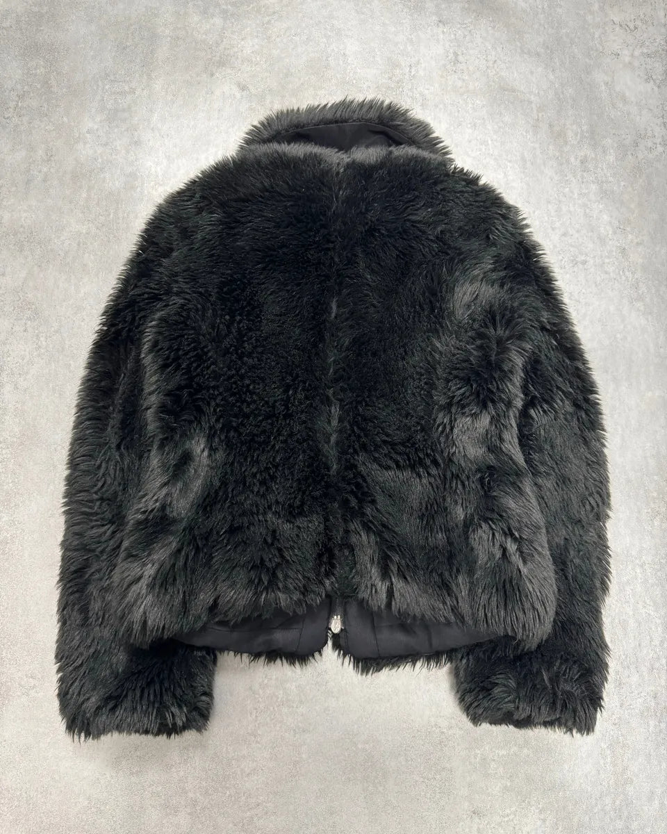 AW2014 Emporio Armani Faux Fur Puffy Jacket VELALEh 1