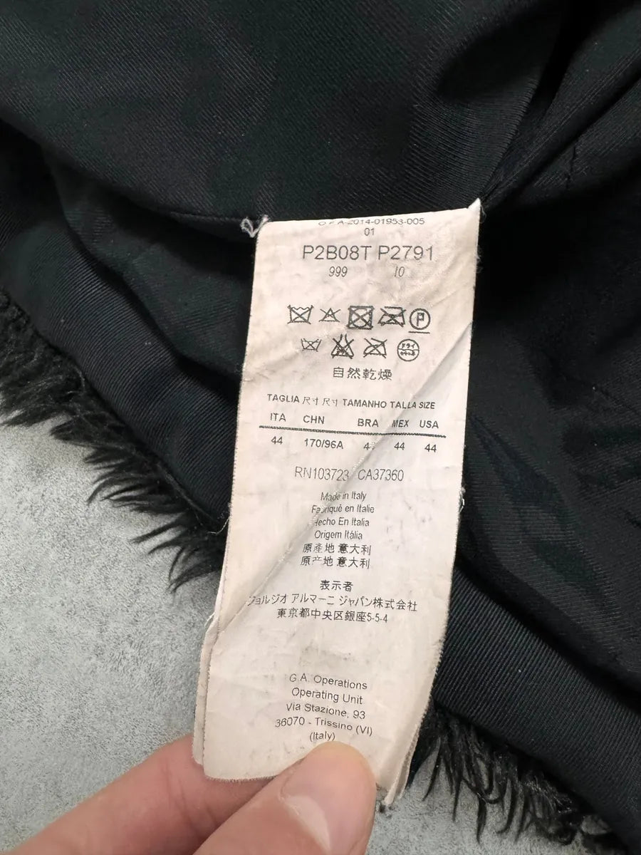 AW2014 Emporio Armani Faux Fur Puffy Jacket VELALEh 5