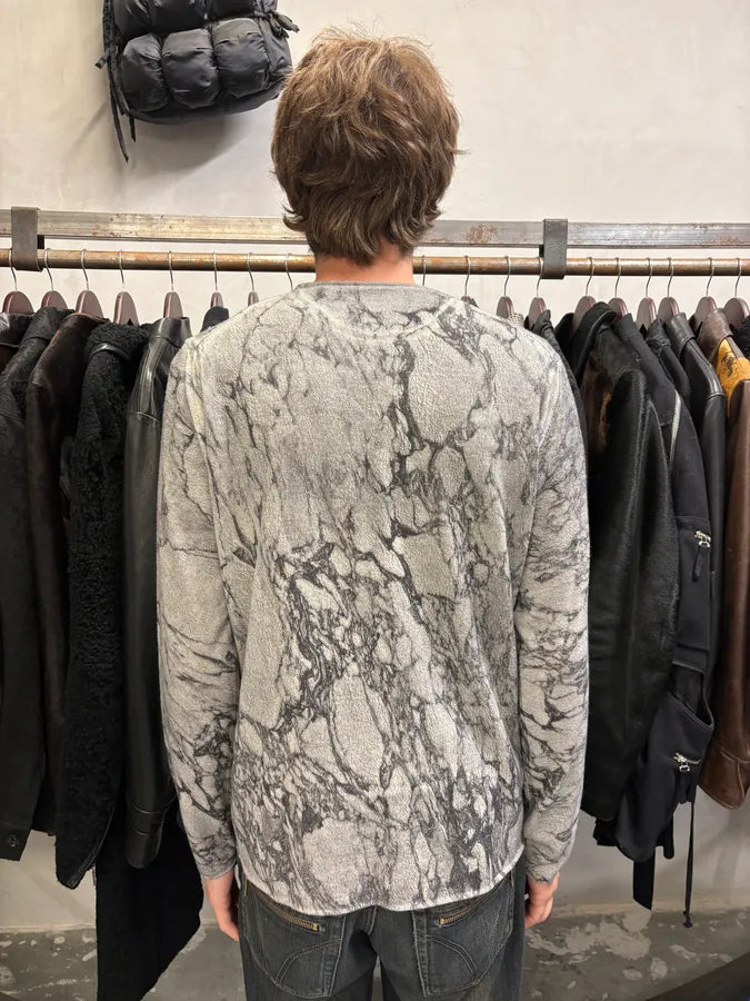 AW2014 Emporio Armani Grey Avant-Garde Abstract Sweater (S/M) cgGwEcf 2