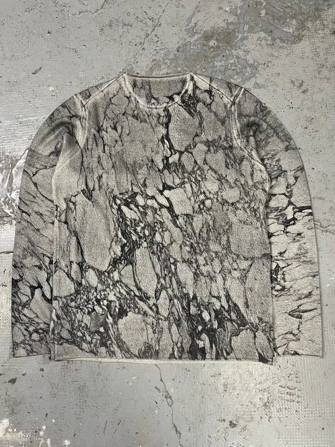 AW2014 Emporio Armani Grey Avant-Garde Abstract Sweater (S/M) cgGwEcf 3