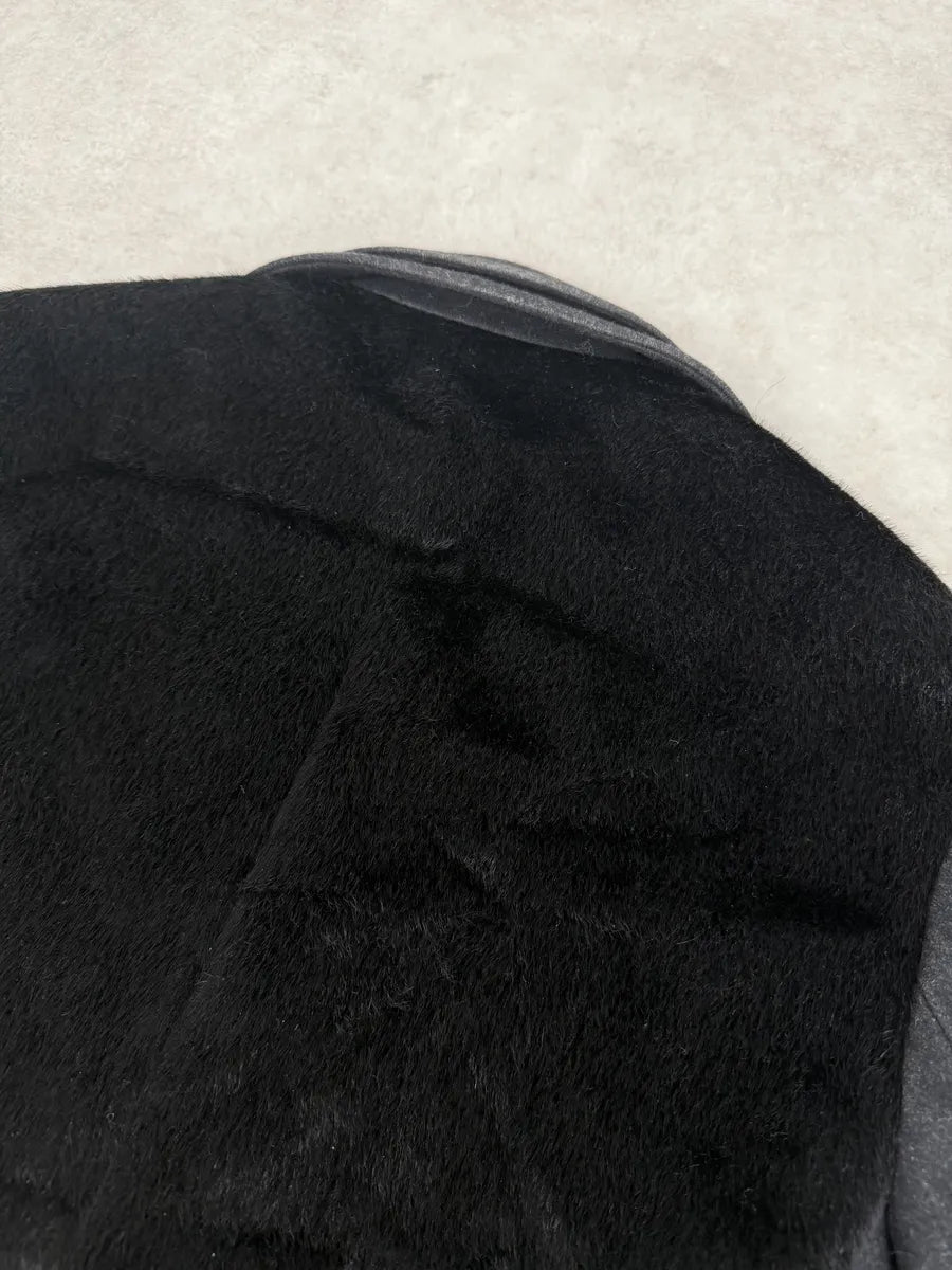 AW2014 Emporio Armani Layered Wool Faux Fur Blazer Jacket yDckLXg 5