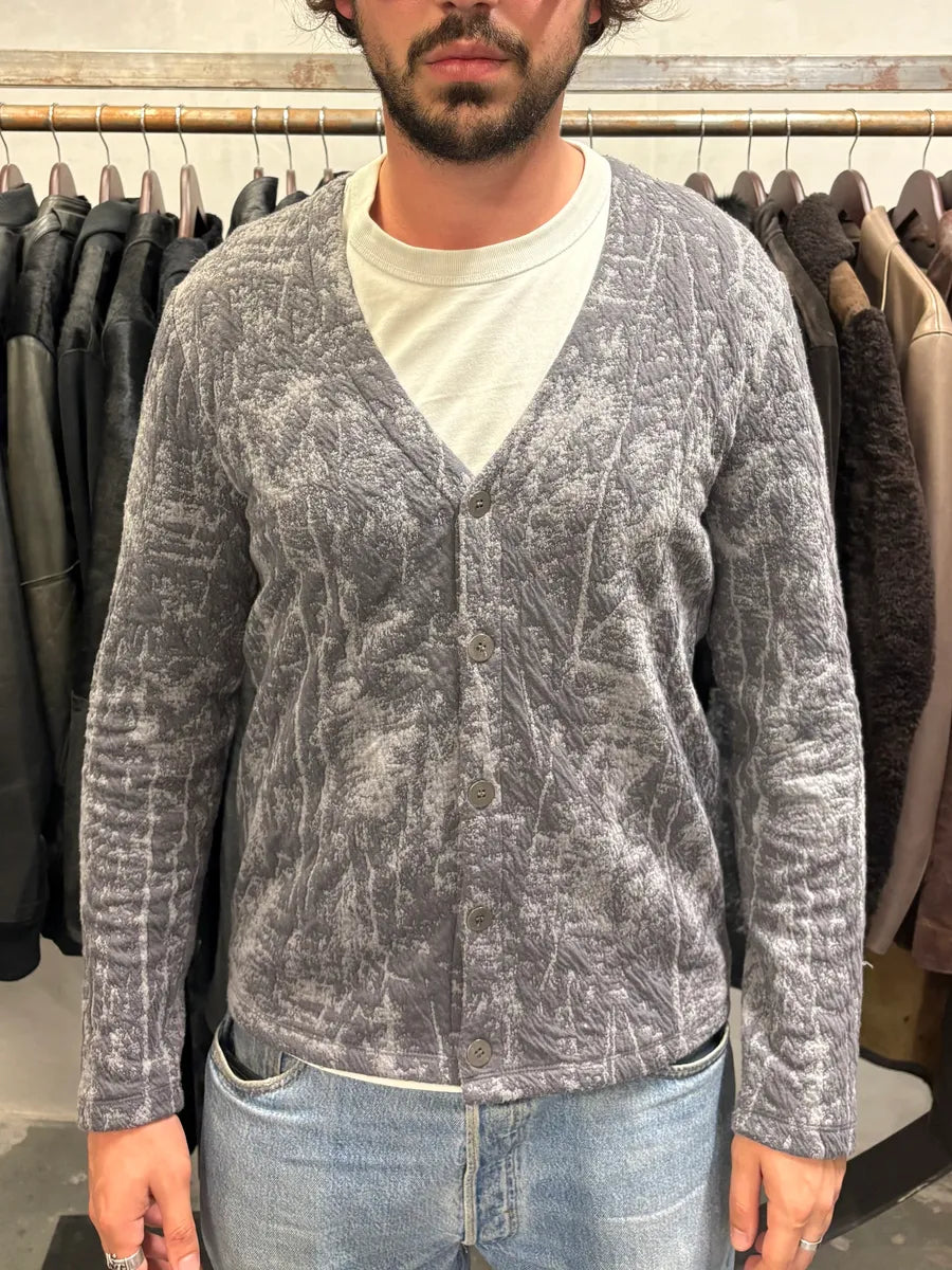 AW2014 Emporio Armani Raw Grey Cardigan NQgoIMb 1