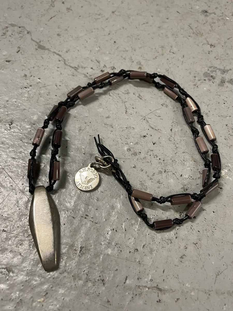 AW2014 Emporio Armani Samurai Necklace (OS) 3