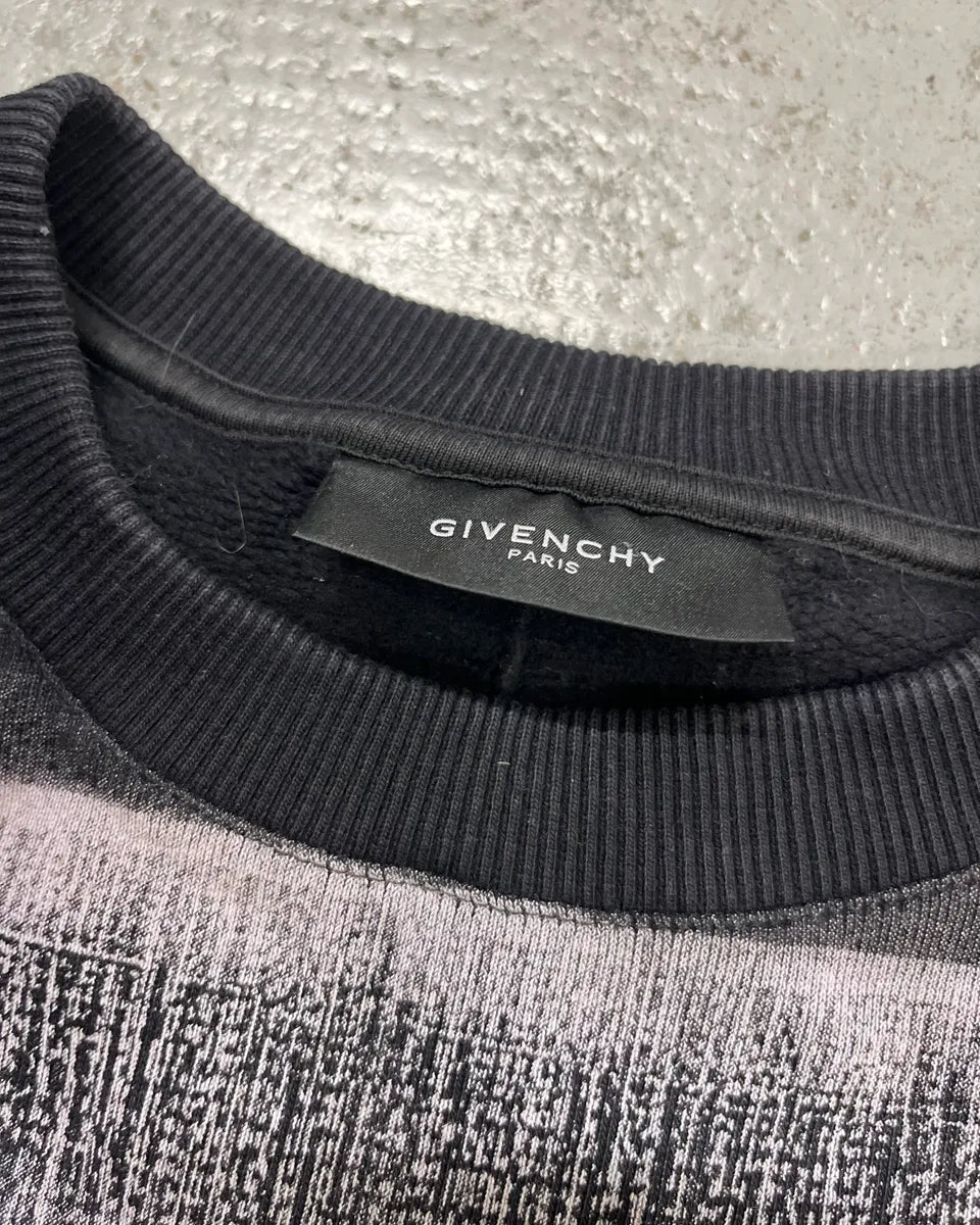 AW2014 Givenchy Black Grey Striped USA Flag Star Sweater KlqcXAO 7