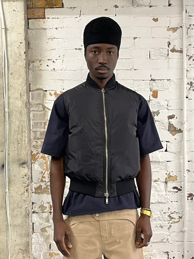 AW2014 Givenchy Madonna Reversible Black Puffer Vest Jacket lLWoPHt 1