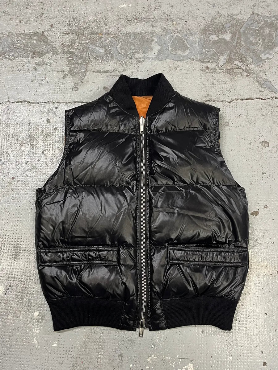 AW2014 Givenchy Madonna Reversible Black Puffer Vest Jacket lLWoPHt 2