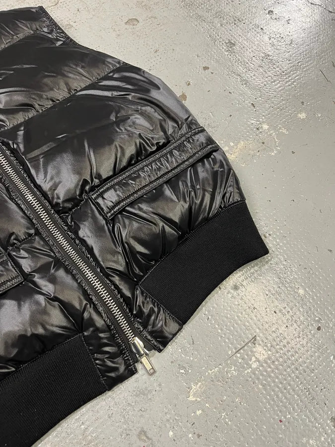 AW2014 Givenchy Madonna Reversible Black Puffer Vest Jacket lLWoPHt 7