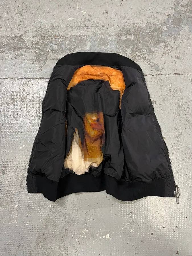 AW2014 Givenchy Madonna Reversible Black Puffer Vest Jacket lLWoPHt 8