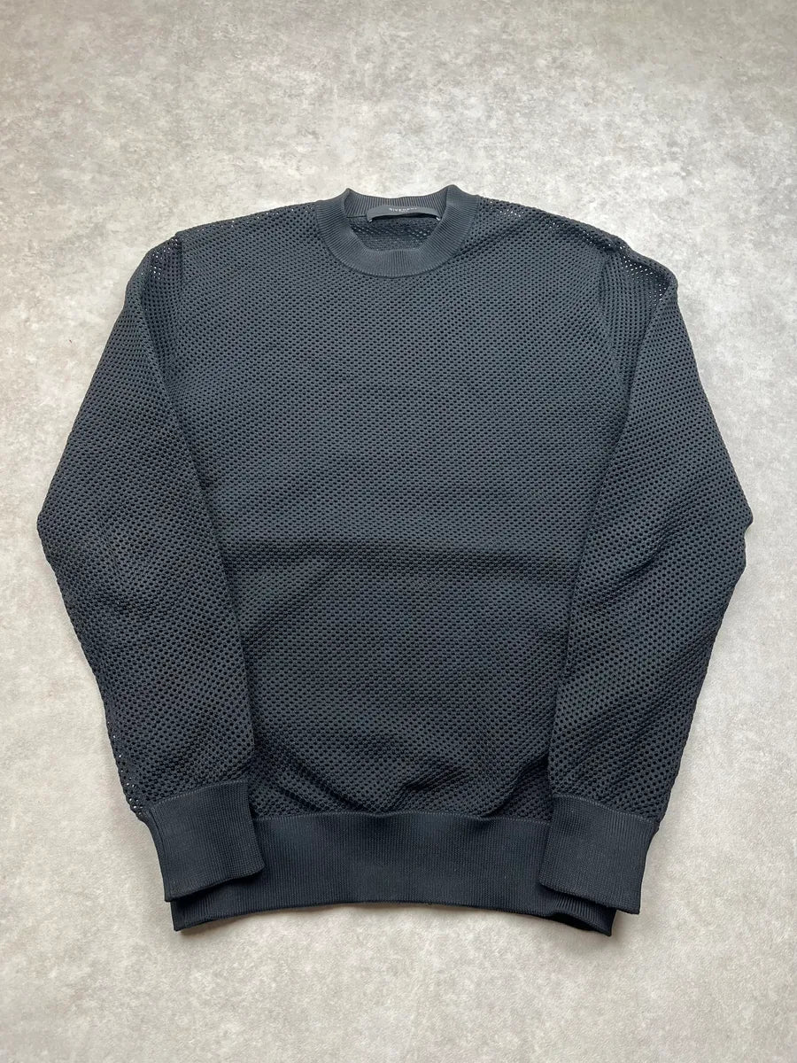 AW2014 Givenchy Mesh Back Strap Black Sweater by Riccardo Tisci hhTMCoo 3