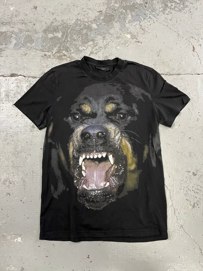AW2014 Givenchy Rottweiler Black T-Shirt by Riccardo Tisci IufZYtA 0