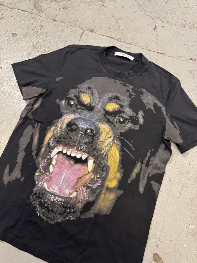 AW2014 Givenchy Rottweiler Black T-Shirt by Riccardo Tisci nzuWFdo 2
