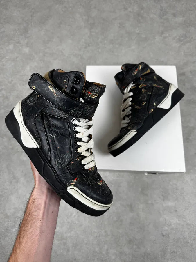 AW2014 Givenchy Tyson Black High Leather Sneakers by Riccardo Tisci HADIaTH 0