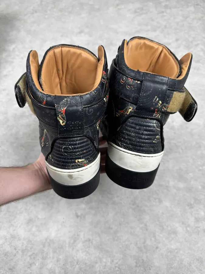 AW2014 Givenchy Tyson Black High Leather Sneakers by Riccardo Tisci HADIaTH 4