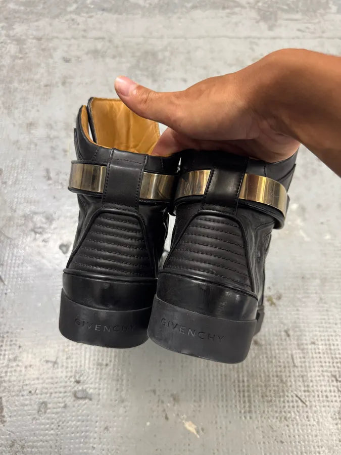 AW2014 Givenchy Tyson Black High Leather Sneakers by Riccardo Tisci tXIWAYz 4