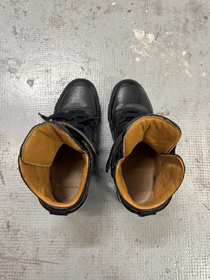 AW2014 Givenchy Tyson Black High Leather Sneakers by Riccardo Tisci tXIWAYz 7