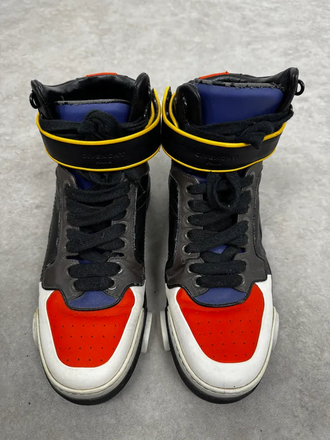 AW2014 Givenchy Tyson Multicolor High Leather Sneakers by Riccardo Tisci rVNQkeY 3