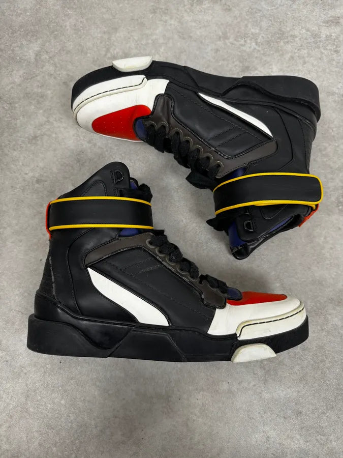 AW2014 Givenchy Tyson Multicolor High Leather Sneakers by Riccardo Tisci rVNQkeY 1