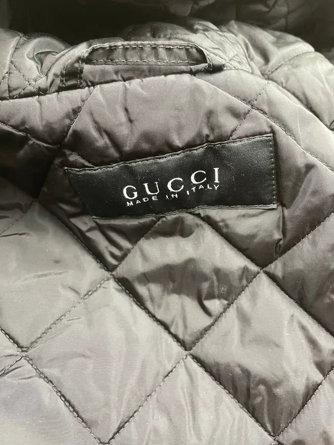 AW2014 Gucci Black Hooded Coat by Frida Giannini  FmkNCft 8