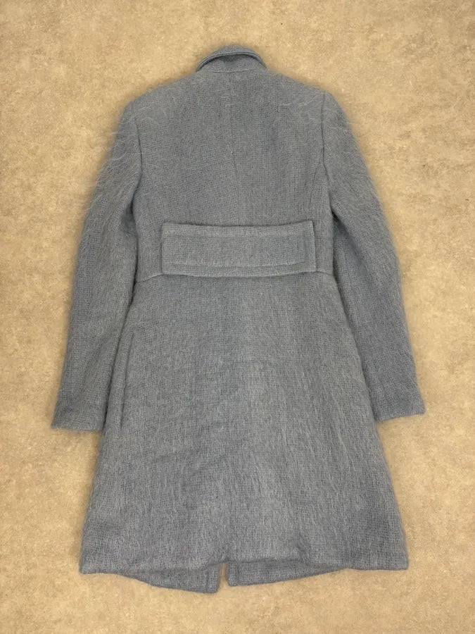 AW2014 Gucci Blue Premium Classy Officer Trench Coat ObpjuFT 6