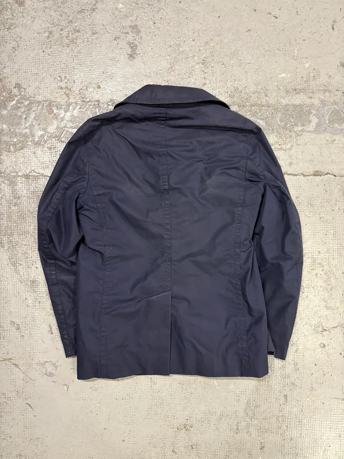 AW2014 Gucci Navy Cotton Double-Breasted Caban Jacket  cqfwfLJ 4