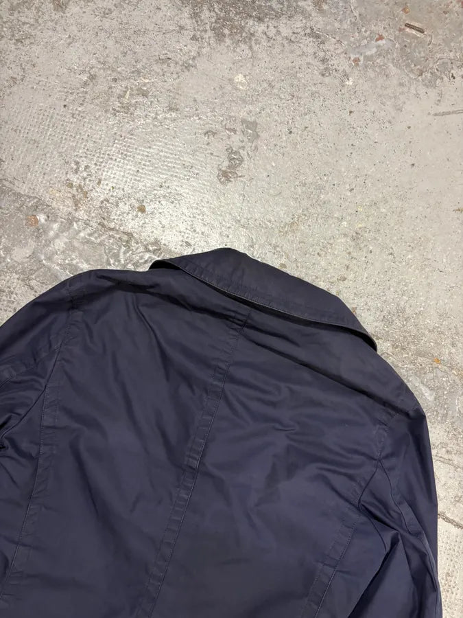 AW2014 Gucci Navy Cotton Double-Breasted Caban Jacket  cqfwfLJ 5