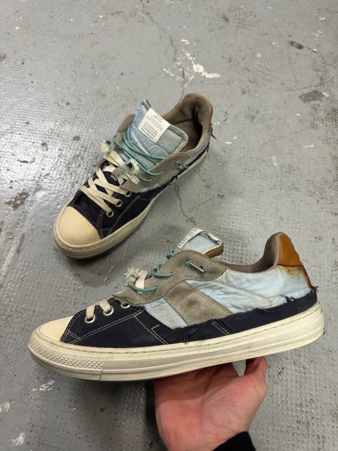 AW2014 Maison Margiela Evolution Hybrid Blue Destructured Sneakers (44eu/us10) 1