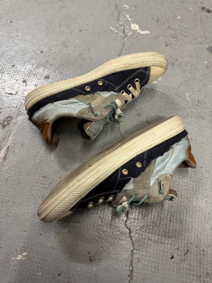 AW2014 Maison Margiela Evolution Hybrid Blue Destructured Sneakers (44eu/us10) 2