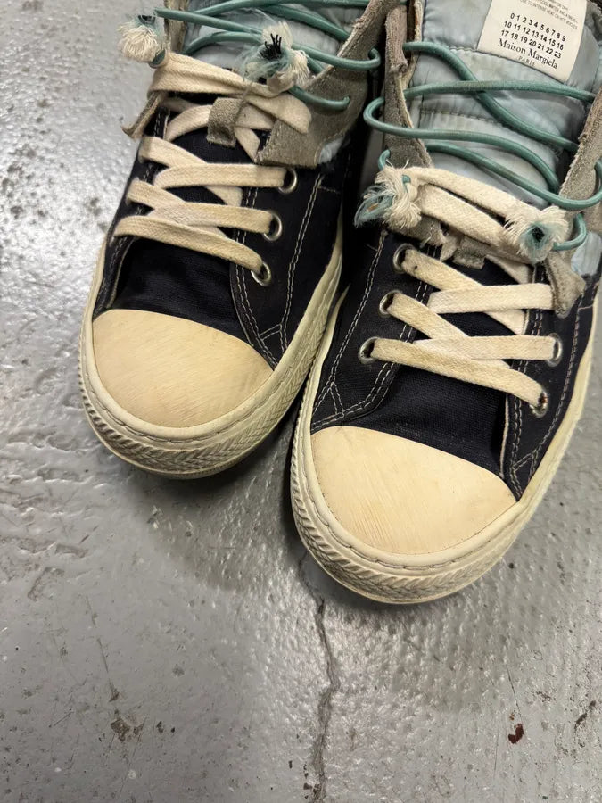 AW2014 Maison Margiela Evolution Hybrid Blue Destructured Sneakers (44eu/us10) 3