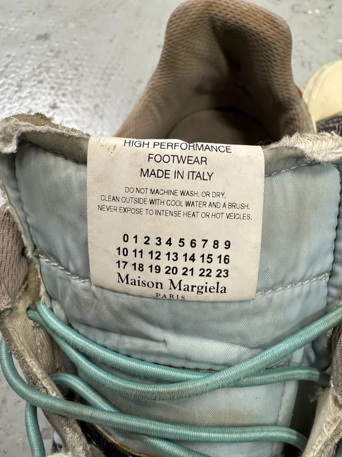 AW2014 Maison Margiela Evolution Hybrid Blue Destructured Sneakers (44eu/us10) 8