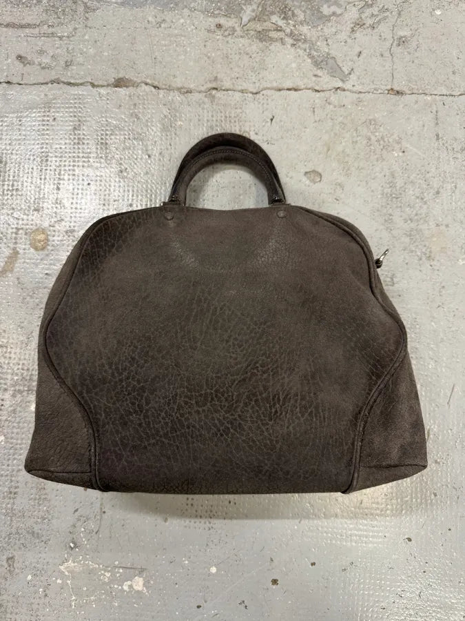 AW2014 Maison Margiela Grey Grained Leather Shoulder Bag xNsmiXP 10