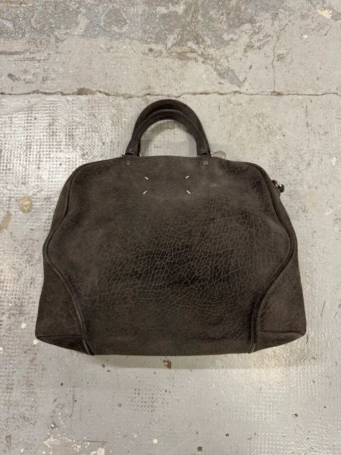 AW2014 Maison Margiela Grey Grained Leather Shoulder Bag xNsmiXP 2
