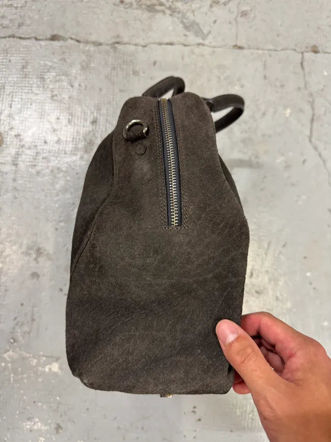 AW2014 Maison Margiela Grey Grained Leather Shoulder Bag xNsmiXP 9