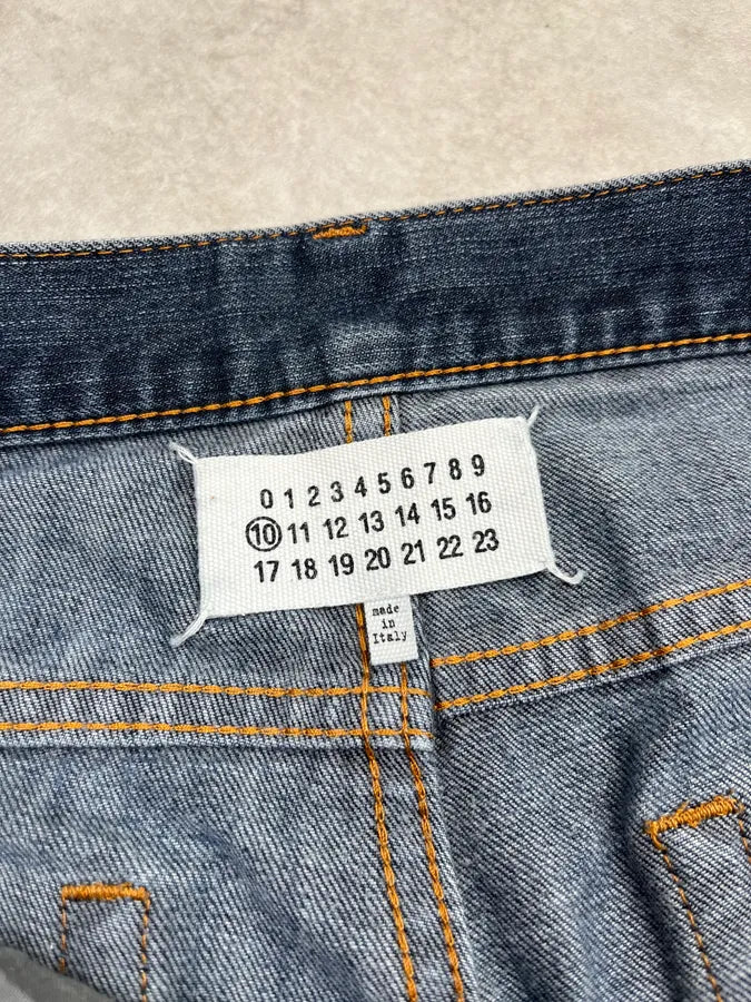 AW2014 Maison Margiela Slim Navy Denim Jeans mFZIXRe 11