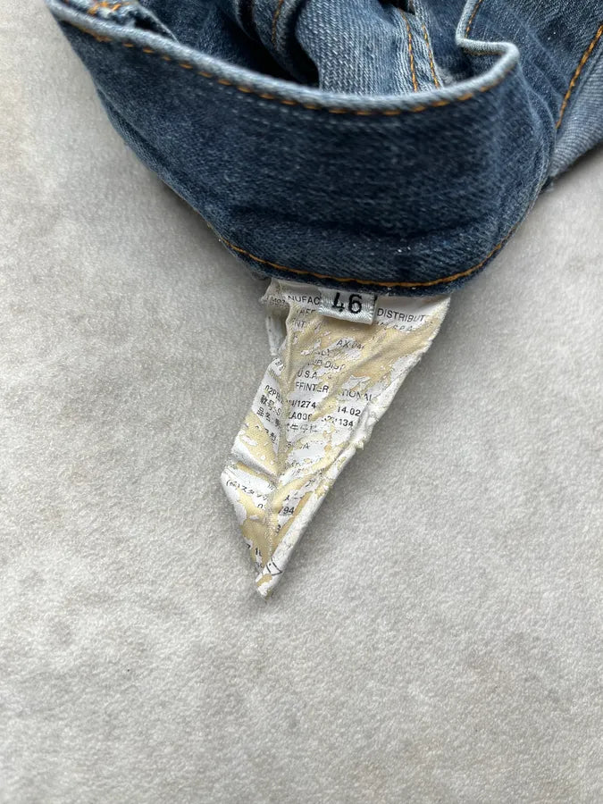 AW2014 Maison Margiela Slim Navy Denim Jeans mFZIXRe 12