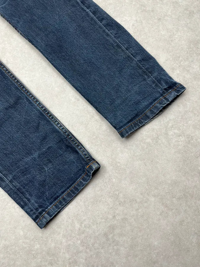 AW2014 Maison Margiela Slim Navy Denim Jeans mFZIXRe 6