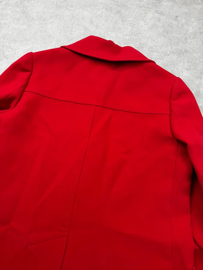 SS2014 Miu Miu Red Double-Breasted Coat YRFuZdG 6