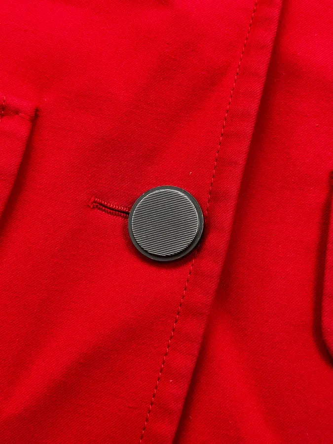 SS2014 Miu Miu Red Double-Breasted Coat YRFuZdG 8