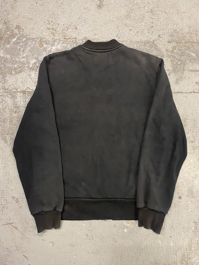 AW2014 Our Legacy Washed Black Zip-up Minimalist Sweater EJIePNx 4