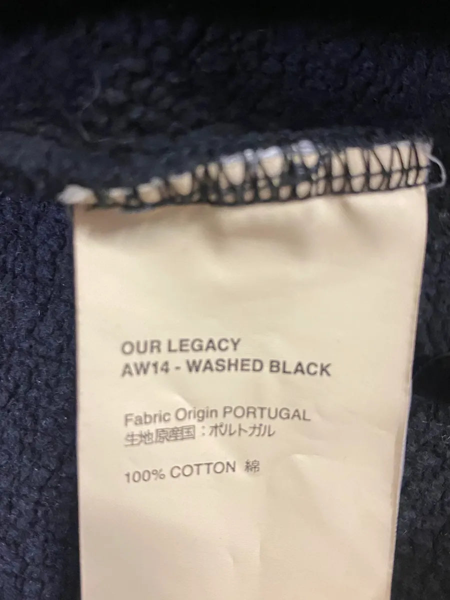AW2014 Our Legacy Washed Black Zip-up Minimalist Sweater EJIePNx 7